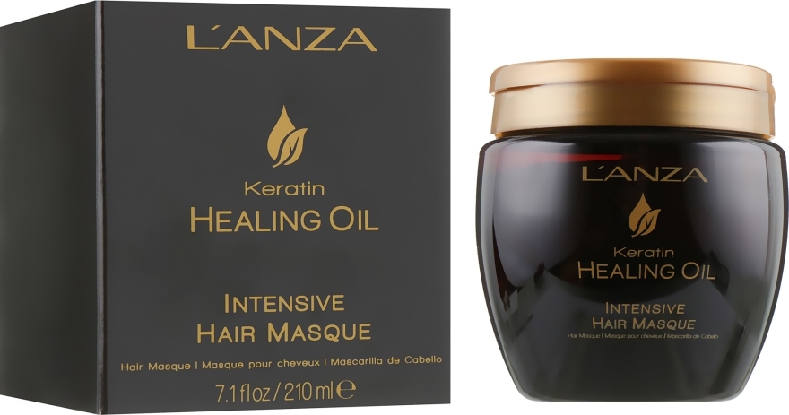 Intensywna maska do włosów - L'anza Keratin Healing Oil Intesive Hair Masque — Zdjęcie N2
