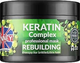 Kup Odbudowująca maska z keratyną do włosów cienkich i łamliwych - Ronney Professional Keratin Complex Rebuilding Mask
