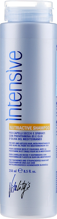 Odżywczy szampon do włosów suchych i zniszczonych - Vitality's Intensive Nutriactive Shampoo — Zdjęcie N1