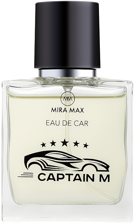 Odświeżacz powietrza do samochodu - Mira Max Eau De Car Captain M Perfume Natural Spray For Car Vaporisateur — Zdjęcie N1