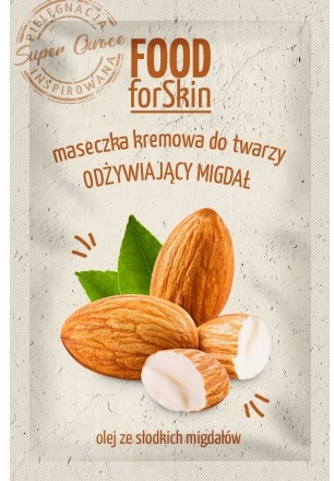 Kremowa maseczka do twarzy Migdał - Marion Food for Skin Cream Mask Nourishing Almond — Zdjęcie N1