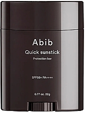 Krem przeciwsłoneczny w sztyfcie SPF 50+ PA++++ - Abib Quick Sunstick Protection Bar SPF 50+ PA++++ — Zdjęcie N1