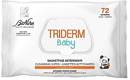 Kup WYPRZEDAŻ Chusteczki nawilżane dla niemowląt, 72 szt. - BioNike Triderm Baby Cleansing Wipes *