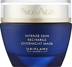 Intensywnie regenerująca maska na noc w pudełku prezentowym - Oriflame NovAge Intense Skin Recharge Night Mask — Zdjęcie N1
