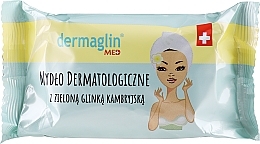 PREZENT! Mydło dermatologiczne z zieloną glinką kambryjską - Dermaglin Med — Zdjęcie N1