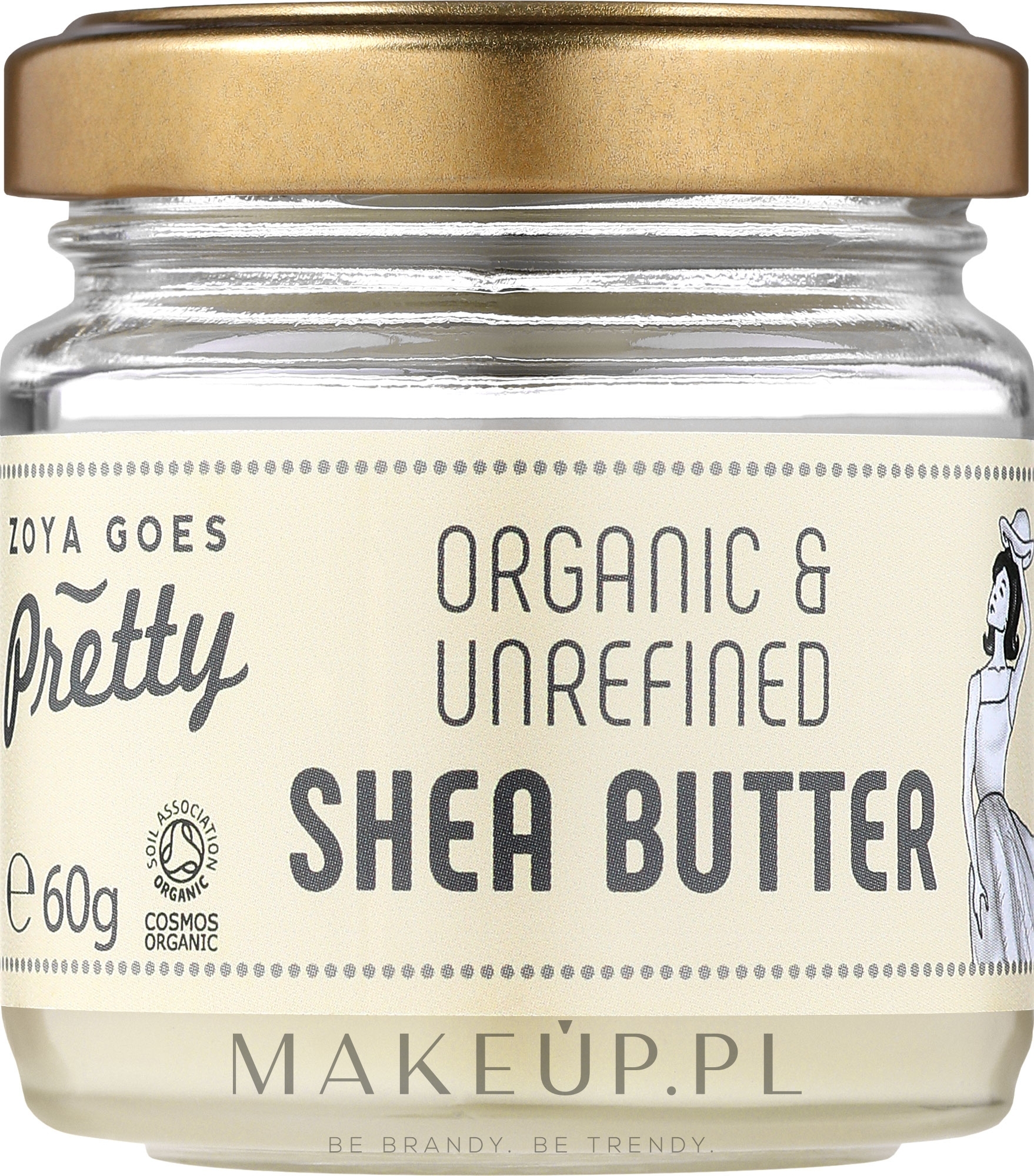 Organiczne nierafinowane masło shea - Zoya Goes Pretty Organic Unrefined Shea Butter — Zdjęcie 60 g