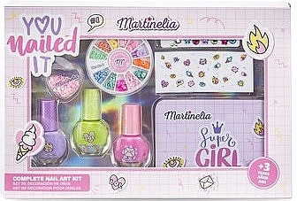 Zestaw do makijażu dla dziewczynek - Martinelia Super Girl Nail Art & Tin Box Set  — Zdjęcie N1