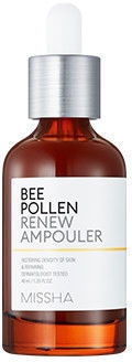 Odnawiające serum wzmacniające do twarzy - Missha Bee Pollen Renew Ampouler