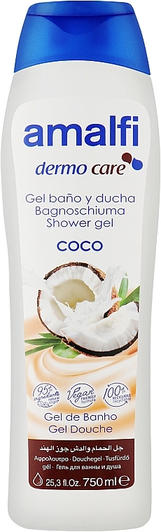 Żel pod prysznic i do kąpieli Mleko kokosowe - Amalfi Skin Leche De Coco Shower Gel  — Zdjęcie N1