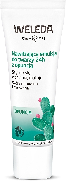 Nawilżający balsam do twarzy Opuncja - Weleda 24H Hydrating Face Lotion — Zdjęcie N1