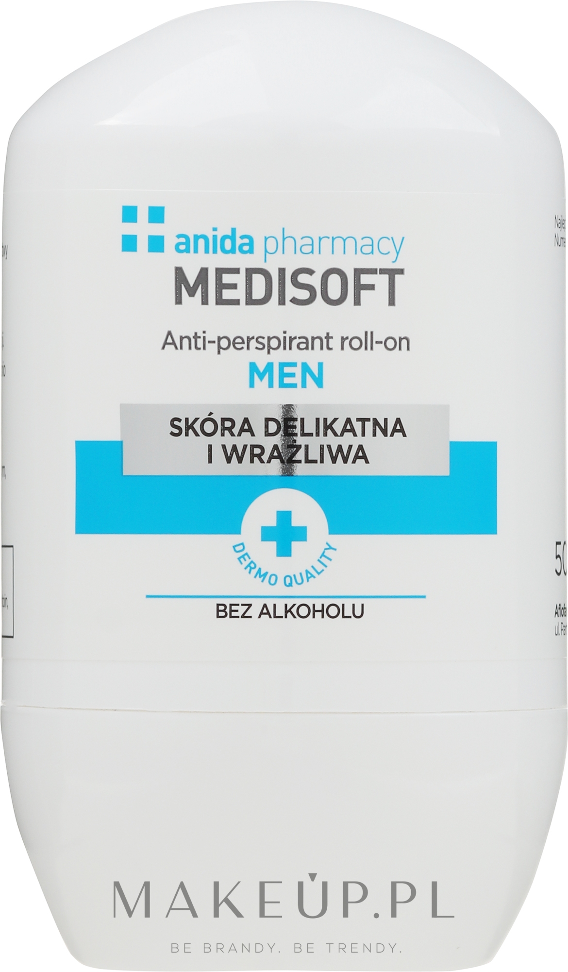 Antyperspirant w kulce dla mężczyzn - Anida Medisoft Men — Zdjęcie 50 ml