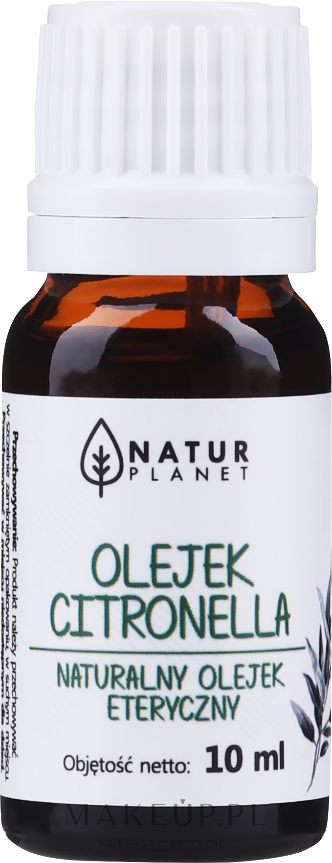 Naturalny olejek eteryczny Citronella - Natur Planet Essential Citronella Oil — Zdjęcie 10 ml