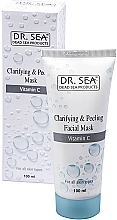 Kup Rozjaśniająco-oczyszczająca maska-peeling do twarzy z witaminą C - Dr. Sea Whitening & Peeling Facial Mask