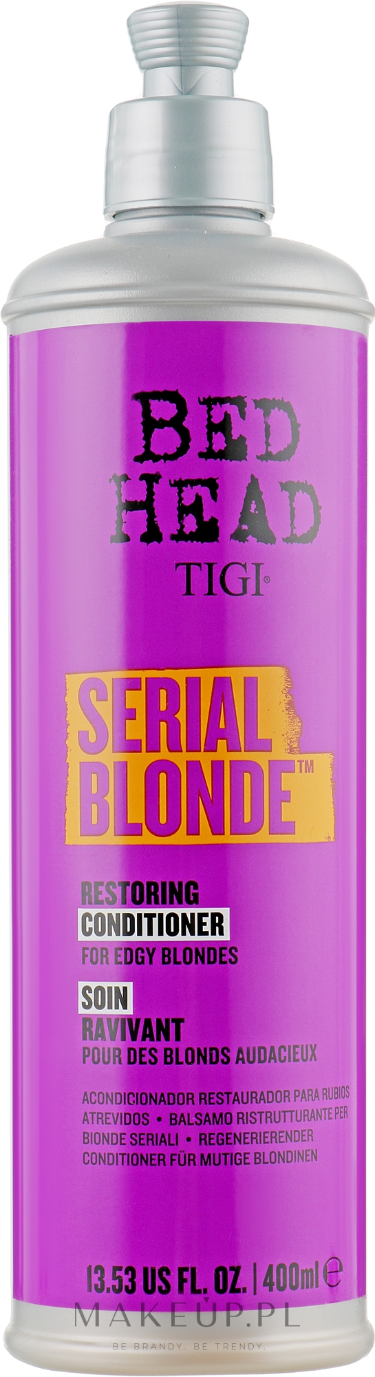 Regenerująca odżywka do włosów blond - Tigi Bed Head Serial Blonde Conditioner — Zdjęcie 400 ml