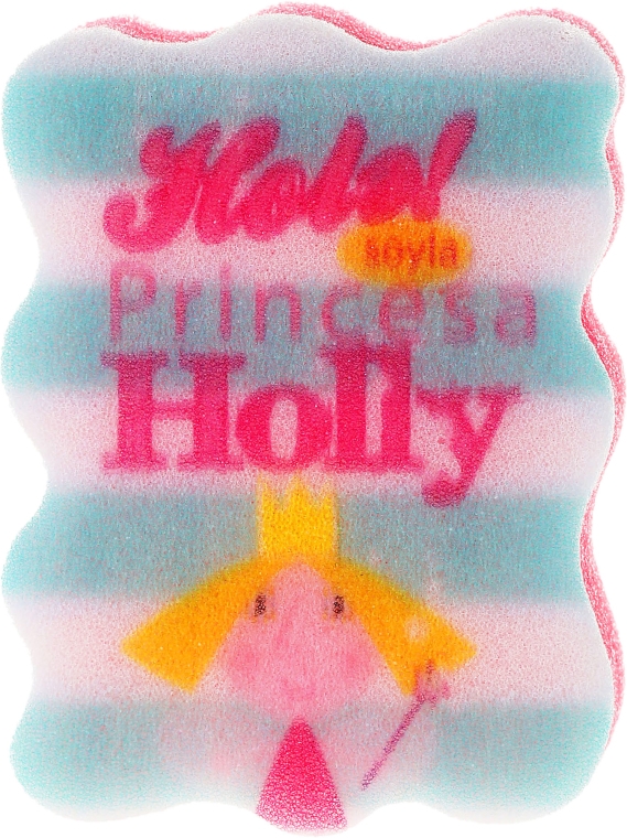 Gąbka kąpielowa dla dzieci, Małe królestwo Bena i Holly, Holly, biało-niebieska - Suavipiel Ben & Holly — Zdjęcie N1