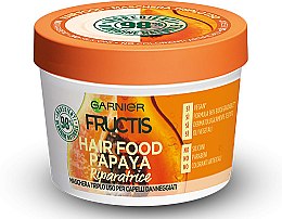Naprawcza maska do włosów zniszczonych Papaja - Garnier Fructis Papaya Hair Food Mask — Zdjęcie N2