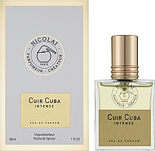Nicolai Parfumeur Createur Cuir Cuba Intense - Woda perfumowana — Zdjęcie N2