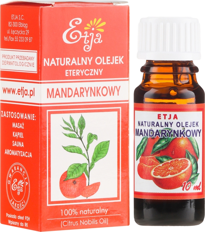 Naturalny olejek mandarynkowy - Etja Natural Oil