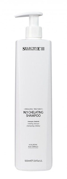 Szampon chelatujący do włosów - Selective Professional Rebuilding Treatment №1 Chelating Shampoo — Zdjęcie N1