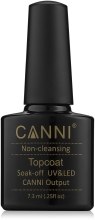 Top coat do paznokci - Canni Gel Non-cleansing Top Coat — Zdjęcie N1