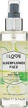 Kup Pachnąca mgiełka do ciała Koktajl z czarnego bzu - I Love... Elderflower Fizz Body Mist