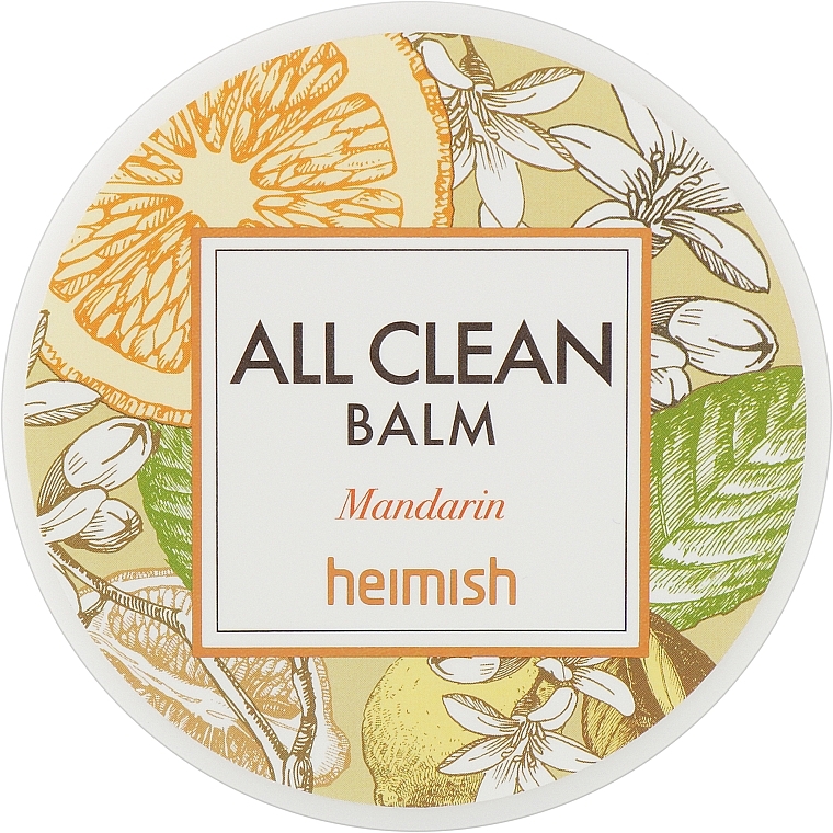 Oczyszczający balsam do demakijażu z mandarynką - Heimish All Clean Balm Mandarin — Zdjęcie N3