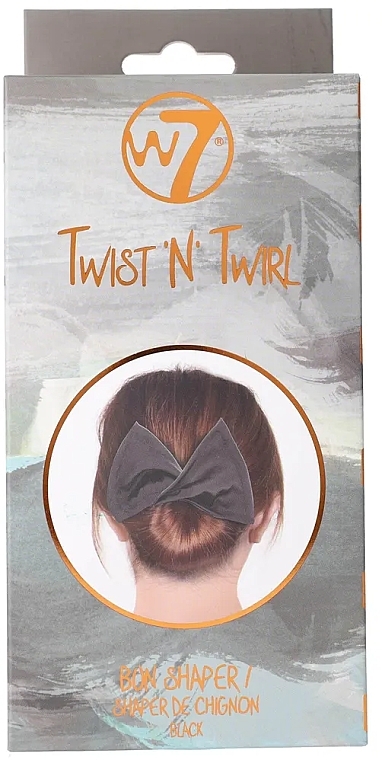Klips do upięć, czarny - W7 Twist 'N' Twirl Bun Shaper Black — Zdjęcie N1