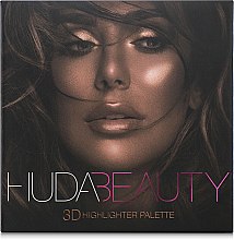 Paleta rozświetlaczy - Huda Beauty 3D Highlighter Palette — Zdjęcie N2