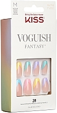 Zestaw sztucznych paznokci z klejem, M - Kiss Voguish Fantasy Nails Disco Ball — Zdjęcie N2