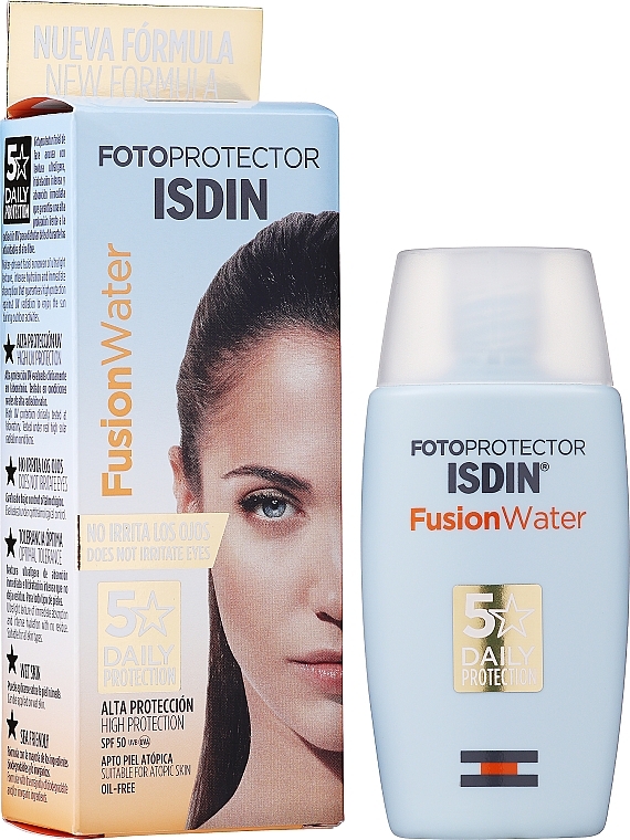 Przeciwsłoneczny balsam do twarzy - Isdin Fotoprotector Fusion Water SPF 50+