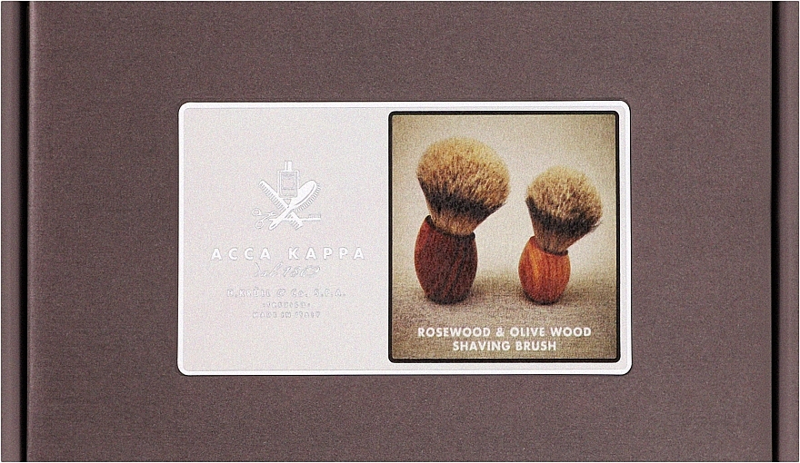 Pędzel do golenia, drewniany uchwyt - Acca Kappa Ercole Rosewood Shaving Brush — Zdjęcie N2