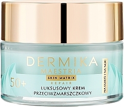 Luksusowy krem przeciwzmarszczkowy 50+ na dzień i na noc dla skóry dojrzałej i wrażliwej - Dermika Maestria Skin Matrix  — Zdjęcie N1