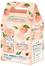 Kup PRZECENA! Zestaw do pielęgnacji twarzy Brzoskwinia - Bielenda Eco Sorbet (micellar/water/500ml + cr/50ml) *