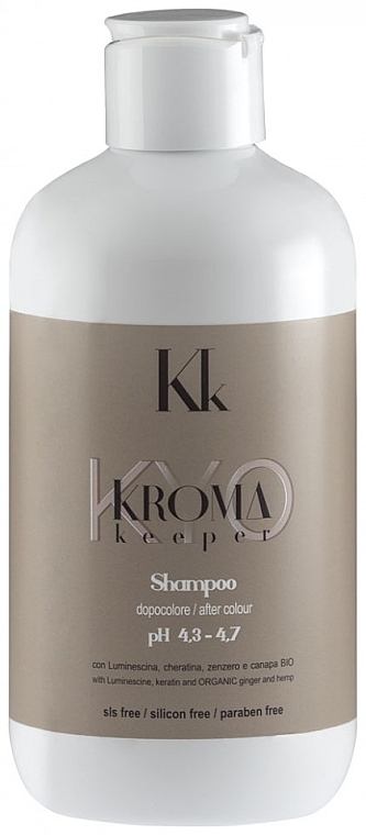 Szampon multiochronny do włosów farbowanych - Kyo Kroma Keeper Shampoo — Zdjęcie N1