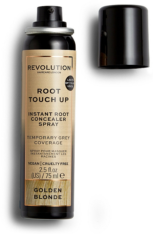 Błyskawiczny retusz odrostów w sprayu - Makeup Revolution Haircare Root Touch Up Spray — Zdjęcie N2
