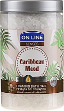 Kup Pieniąca sól do kąpieli Caribbean mood - On Line Senses Caribbean Mood