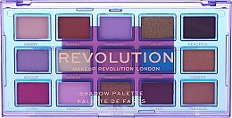 Paletka cieni do powiek - Makeup Revolution Reflective Eyeshadow Palette Ultra Violet — Zdjęcie N2