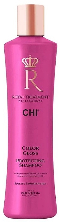 Szampon ochronny do włosów farbowanych - Chi Royal Treatment Color Gloss Protecting Shampoo — Zdjęcie N1