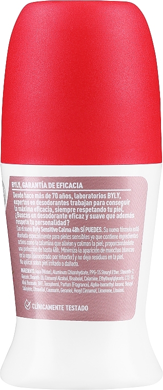 Dezodorant - Byly Sensitive Calma 48h Deodorant Roll On — Zdjęcie N2