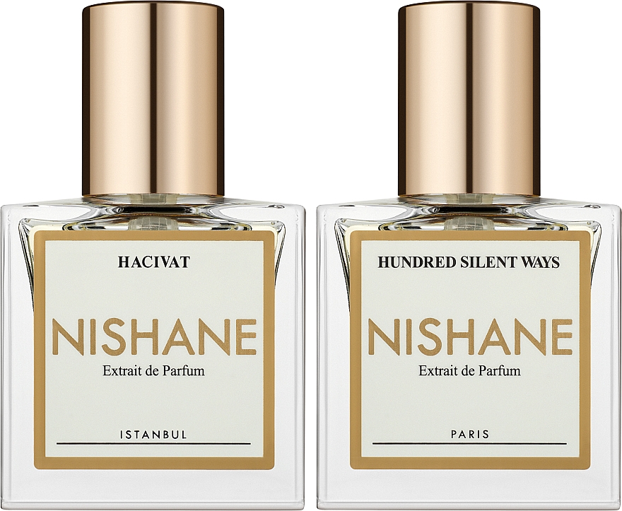 Nishane Hacivat & Hundred Silent Ways - Zestaw (parfum/2* 15 ml) — Zdjęcie N2
