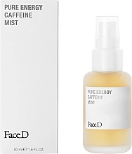 Mgiełka do twarzy z kofeiną - FaceD Pure Energy Caffeine Mist — Zdjęcie N1