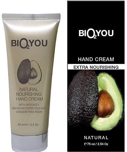 Krem do rąk z olejkiem z awokado - Bio2You Nourishing Hand Cream — Zdjęcie N1