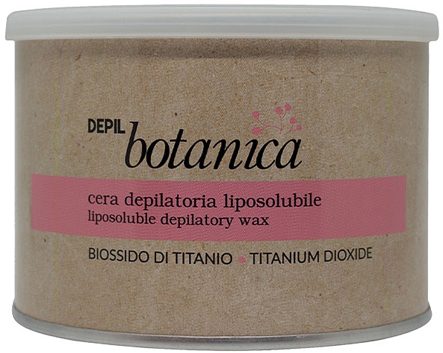 Wosk do depilacji w słoiczku - Depil Botanica Titanium Dioxide — Zdjęcie N1