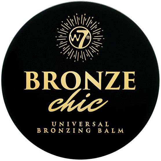 Kremowy bronzer o promiennym wykończeniu - W7 Bronze Chic Bronzing Balm — Zdjęcie N2