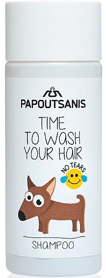 Szampon do włosów dla dzieci - Papoutsanis Kids Time To Wash Your Hair Shampoo — Zdjęcie N1