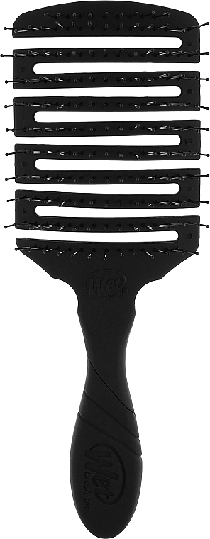 Kwadratowa szczotka do szybkiego suszenia włosów, czarny - Wet Brush Pro Flex Dry Paddle Black — Zdjęcie N1