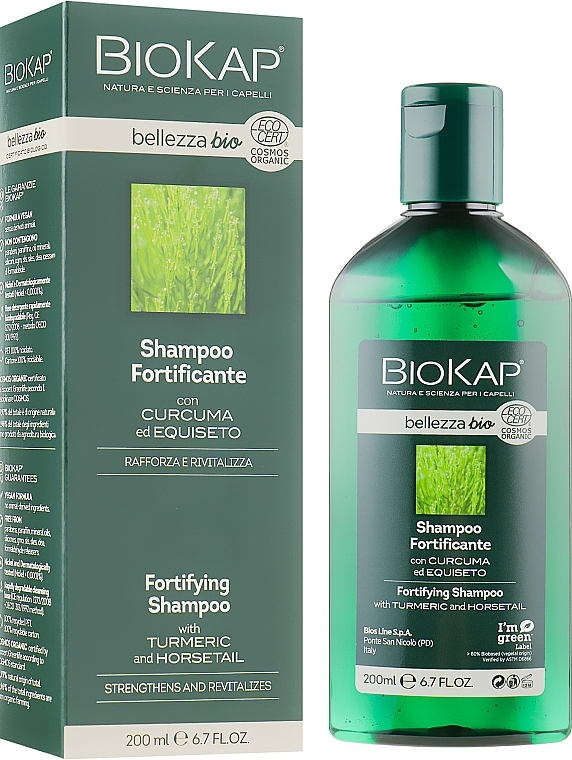 Wzmacniający szampon do włosów - BiosLine BioKap Fortifying Shampoo — Zdjęcie N2