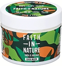 Kup Odżywcza maska do włosów suchych - Faith In Nature Nourishing Hair Mask Shea & Argan
