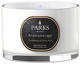 Kup Świeca zapachowa - Parks London Aromatherapy Sandalwood & Ylang Ylang Candle