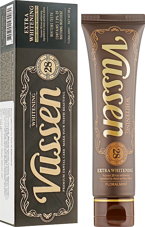 Wybielająca pasta do zębów Głębokie wybielanie 28 - Vussen Whitening Premium 28 Toothpaste — Zdjęcie N2